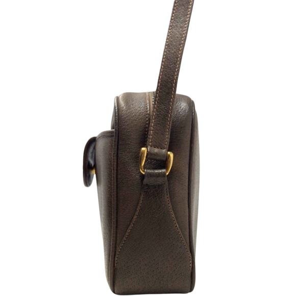 Gucci Bag Crossbody Clutch Wallet Ophidia Marmont Brown Leather GG Red Green - Picture 7 of 13